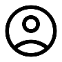 person in circle